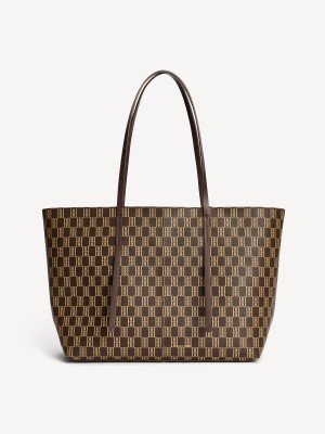 By Malene Birger Abigail Monogram Tote Taschen Shale | AT_BB70656