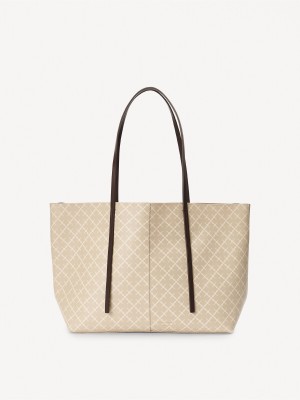 By Malene Birger Abigail Printed Tote Taschen Feather | AT_BB78127