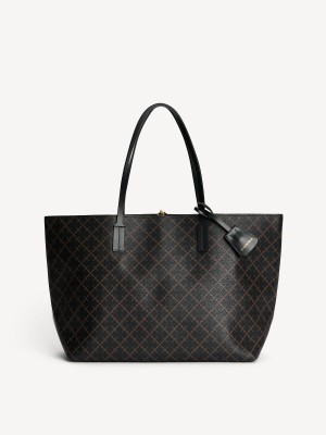 By Malene Birger Abigail Printed Tote Taschen Dunkel | AT_BB54839