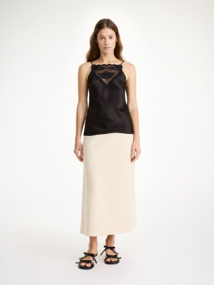 By Malene Birger Angello Wool Midi Röcke Pearl | AT_BB54670