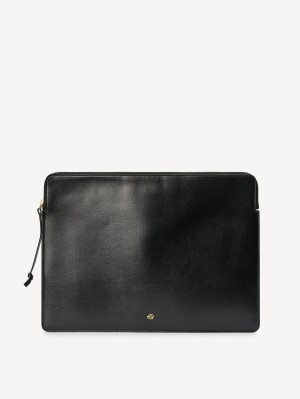 By Malene Birger Aya Leather Laptop Case Sonstiges Zubehör Schwarz | AT_BB78699