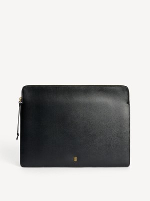 By Malene Birger Aya Leather Laptop Case Sonstiges Zubehör Schwarz | AT_BB51876