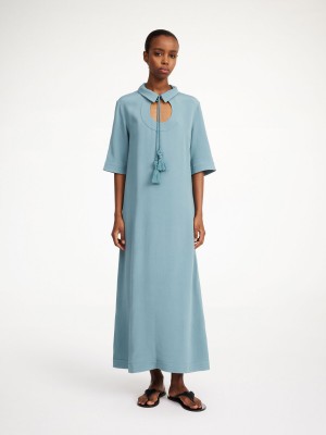 By Malene Birger Brinney Maxi Kleid Cool Water | AT_BB42426