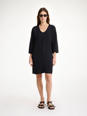 By Malene Birger Carmona Midi Kleid Schwarz | AT_BB71954