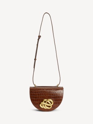 By Malene Birger Cebella Leather Shoulder Taschen Bison | AT_BB69604