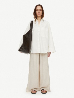 By Malene Birger Derris Organic Cotton Hemd Weiß | AT_BB43599