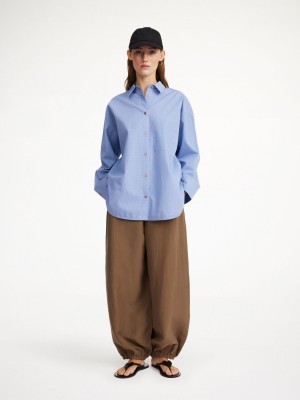 By Malene Birger Derris Organic Cotton Hemd Blau | AT_BB72334