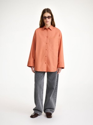 By Malene Birger Derris Organic Cotton Hemd Dunkel | AT_BB28979