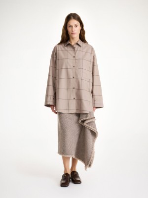 By Malene Birger Derris Organic Cotton Hemd Autumn check | AT_BB31892