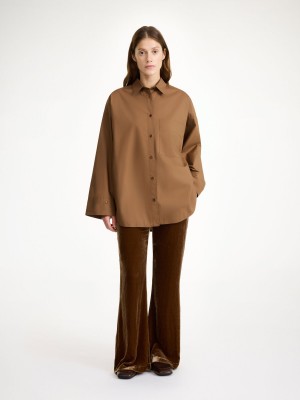 By Malene Birger Derris Organic Cotton Hemd Bison | AT_BB70406