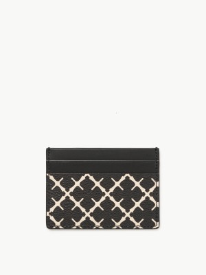 By Malene Birger Elia Printed Cardholder Geldbörsen und Kartenhalter Schwarz | AT_BB21991