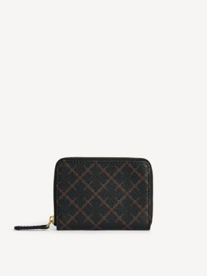 By Malene Birger Elia Printed Coin Purse Geldbörsen und Kartenhalter Dunkel | AT_BB56522