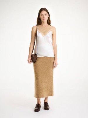 By Malene Birger Estille Midi Skirt Strickwaren Braun | AT_BB61291