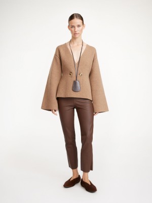 By Malene Birger Florentina Leather Hosen Chestnut | AT_BB75698