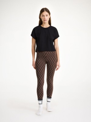 By Malene Birger Hedalia Organic Cotton T-shirt Oberteile Schwarz | AT_BB55557