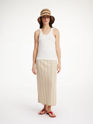 By Malene Birger Hercula Maxi Röcke Oyster Gray | AT_BB60776