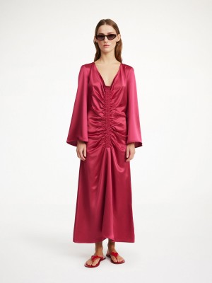 By Malene Birger Lavende Maxi Kleid Wild berries | AT_BB63834