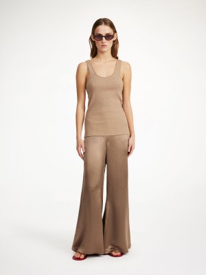 By Malene Birger Lucee Flared Hosen Shitake | AT_BB66527