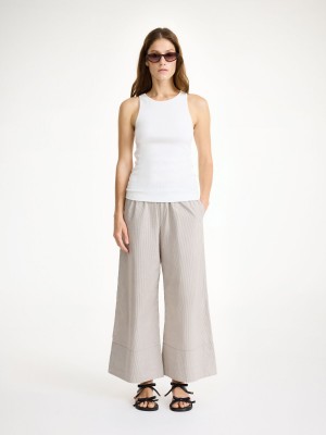 By Malene Birger Luisa High-waisted Hosen Braun | AT_BB78639