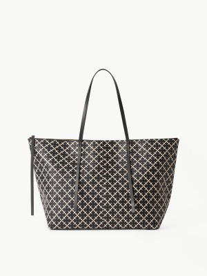 By Malene Birger Luze Tote Taschen Schwarz | AT_BB56350