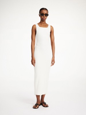 By Malene Birger Milelo Maxi Dress Strickwaren Weiß | AT_BB92217