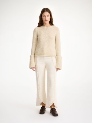 By Malene Birger Nadihas High-waist Hosen Weiß | AT_BB25865