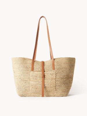 By Malene Birger Palla Straw Tote Taschen Hell | AT_BB68884