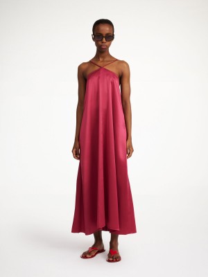 By Malene Birger Reganne Maxi Kleid Wild berries | AT_BB90516