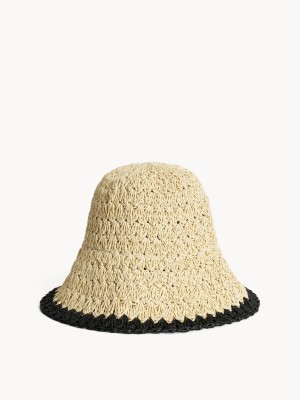 By Malene Birger Strawie Hat Sonstiges Zubehör Weiß Gelb | AT_BB36190