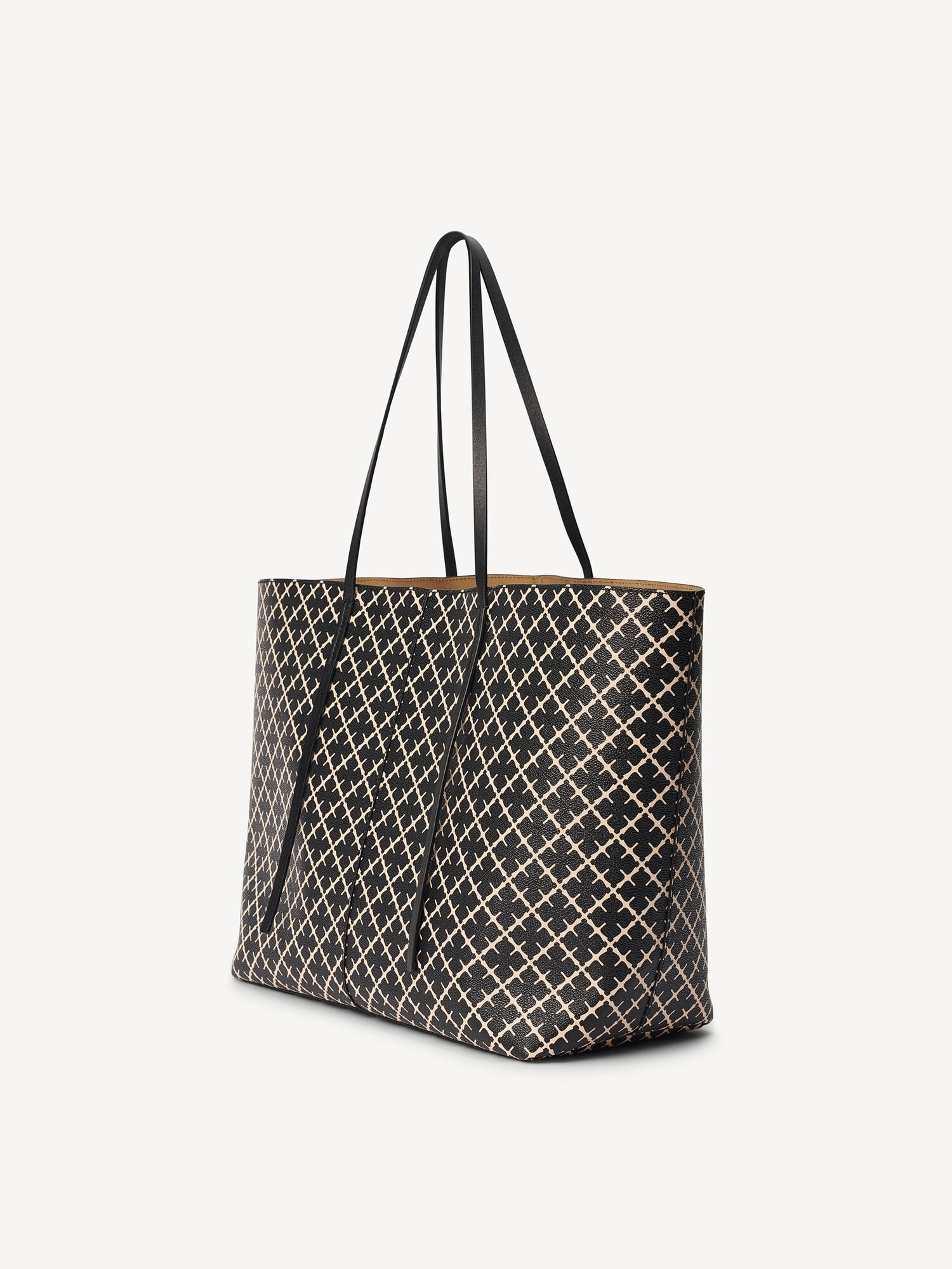 By Malene Birger Abi Printed Tote Taschen Schwarz | AT_BB17637