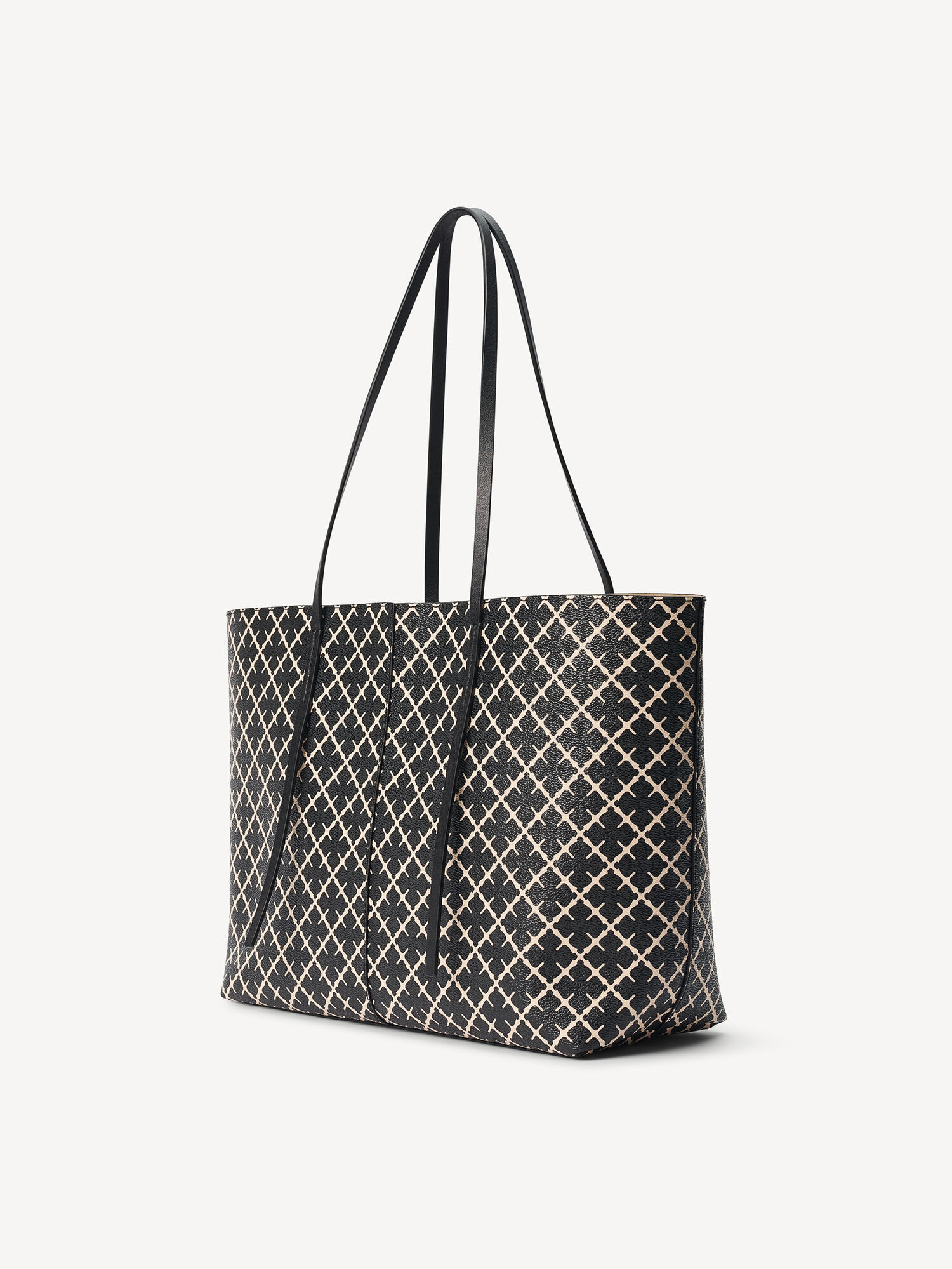 By Malene Birger Abigail Printed Tote Taschen Schwarz | AT_BB30980