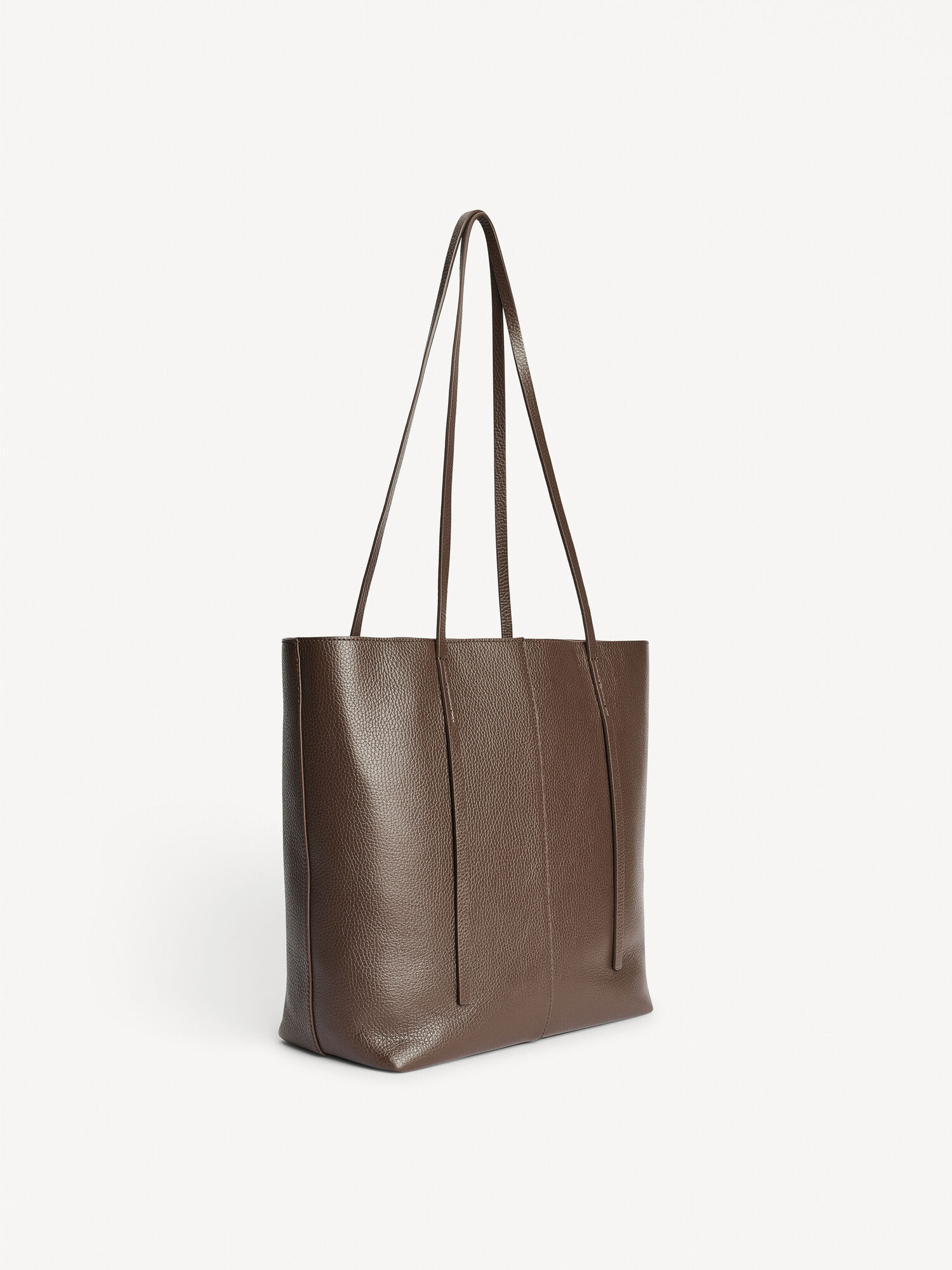 By Malene Birger Abilso Leather Tote Taschen Kaffee | AT_BB42666