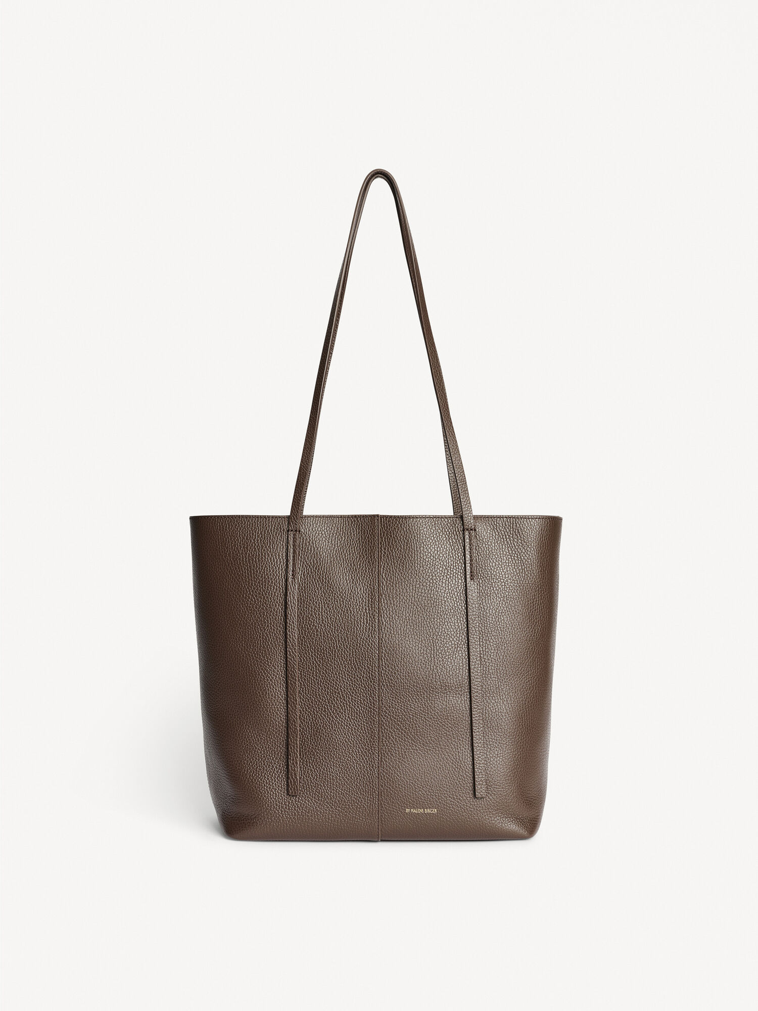 By Malene Birger Abilso Leather Tote Taschen Kaffee | AT_BB42666