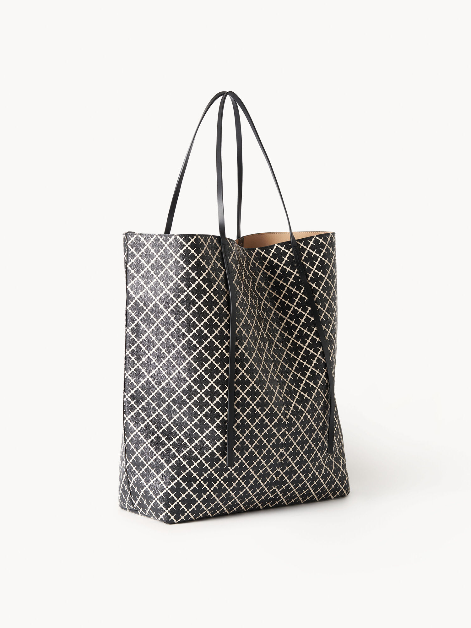 By Malene Birger Abrille Printed Tote Taschen Schwarz | AT_BB16705