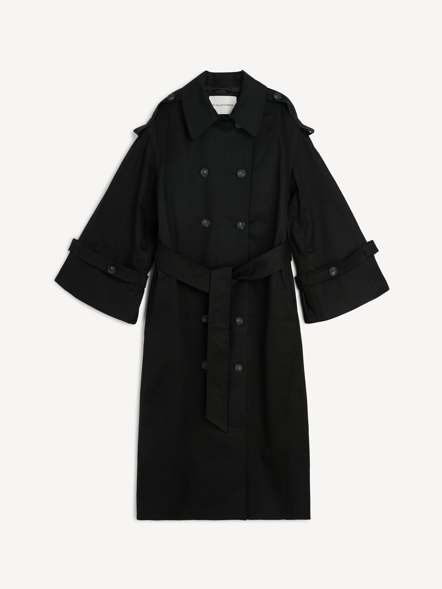 By Malene Birger Alanis Trench Jacken Schwarz | AT_BB74341