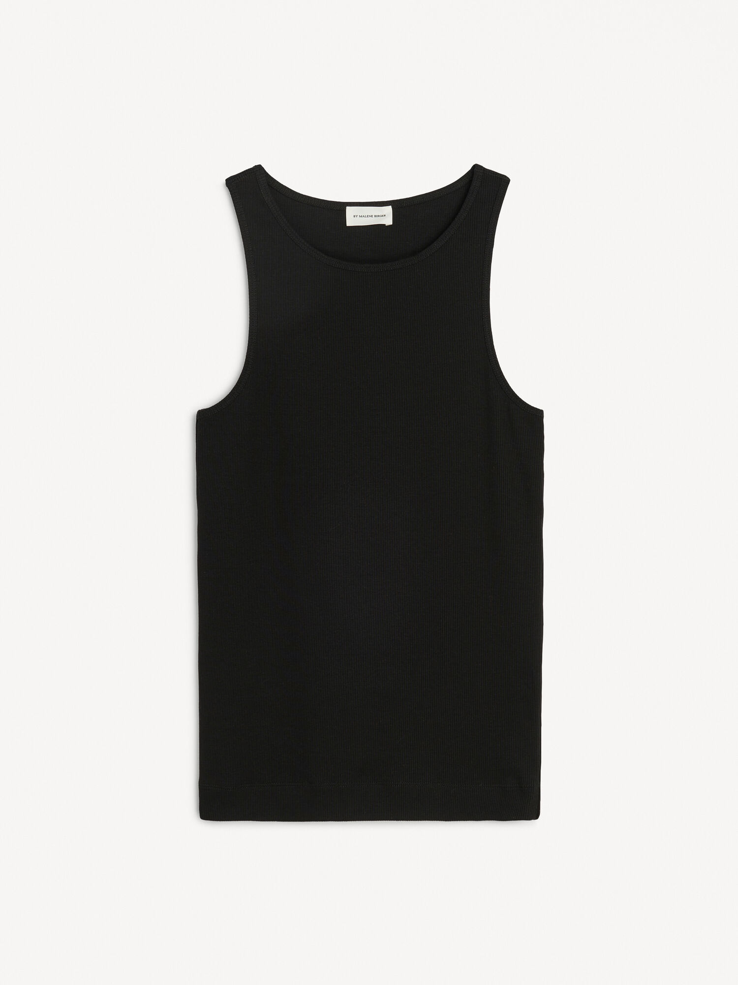 By Malene Birger Amani Tank Oberteile Schwarz | AT_BB16688