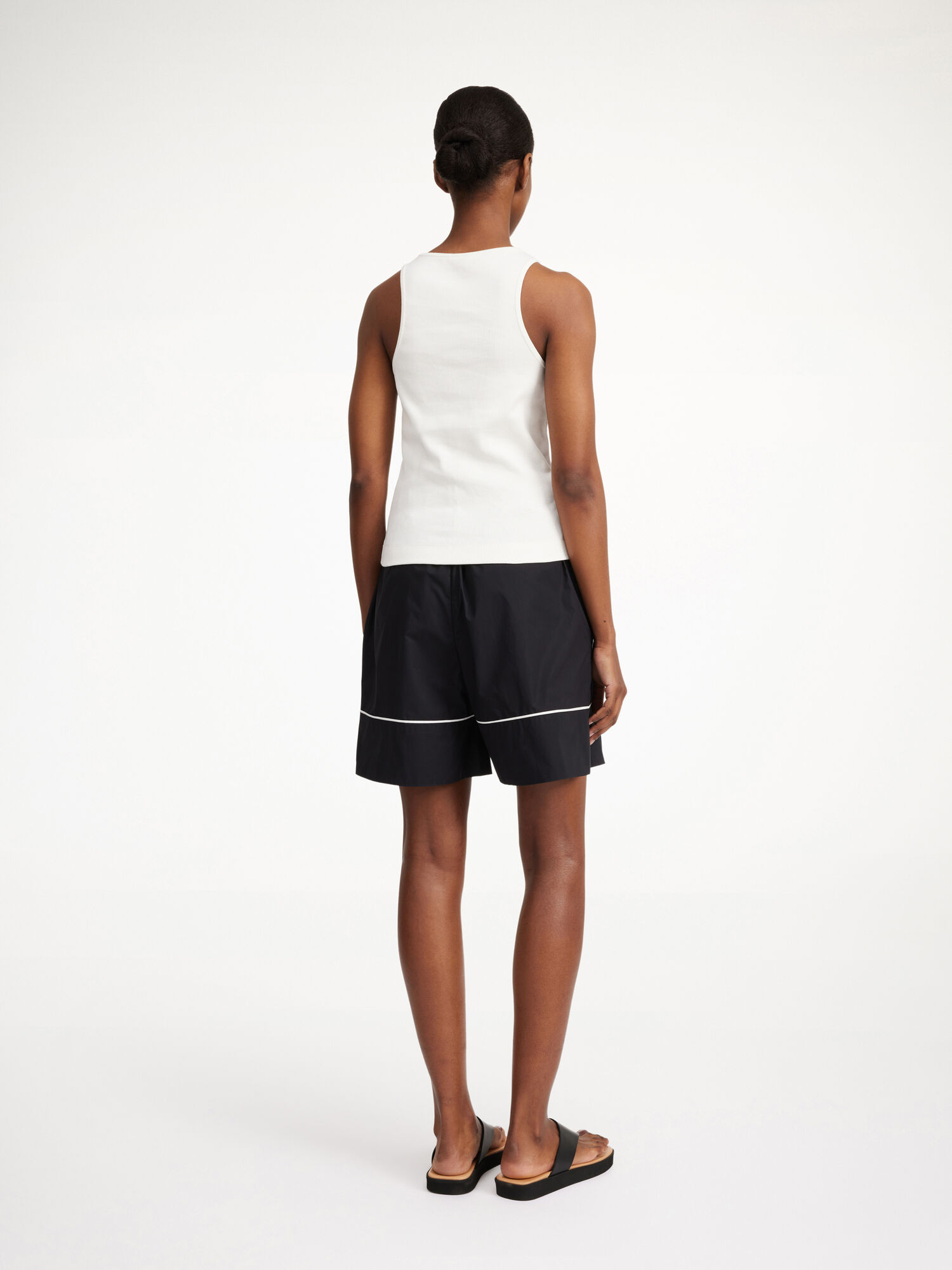 By Malene Birger Amanias Tank Oberteile Weiß | AT_BB46394