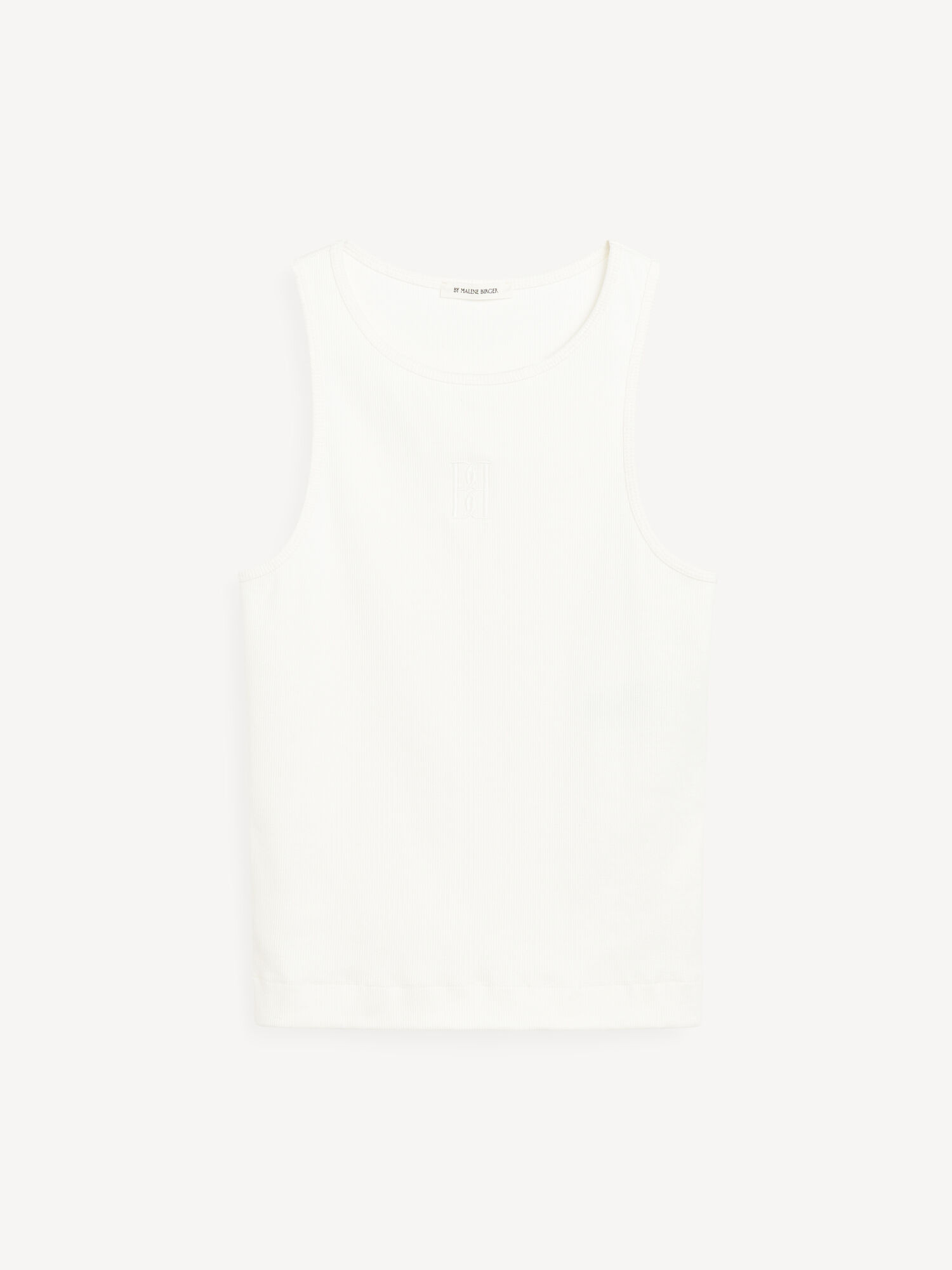 By Malene Birger Amanias Tank Oberteile Weiß | AT_BB46394