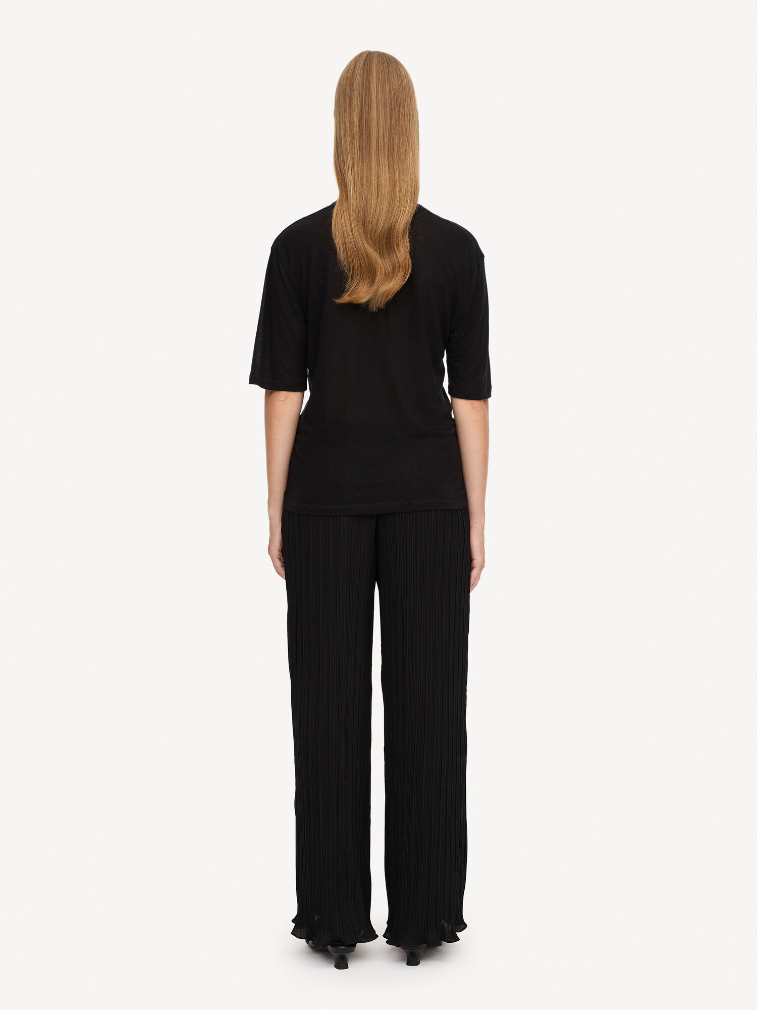 By Malene Birger Amaringa T-shirt Oberteile Schwarz | AT_BB94503