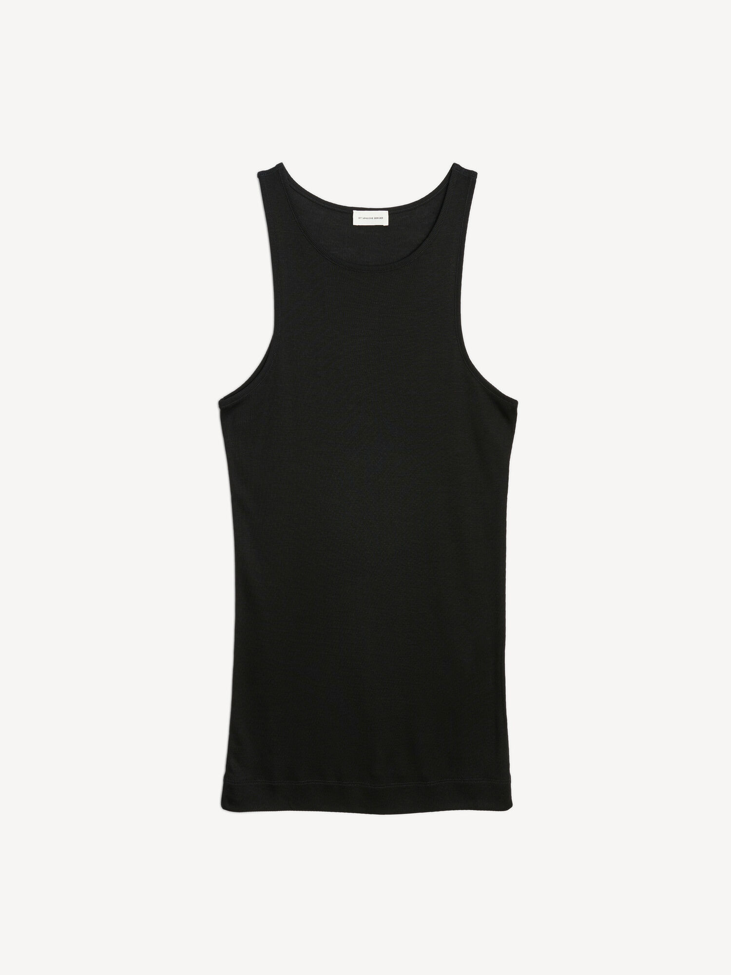 By Malene Birger Amiee Organic Cotton Tank Oberteile Schwarz | AT_BB92966