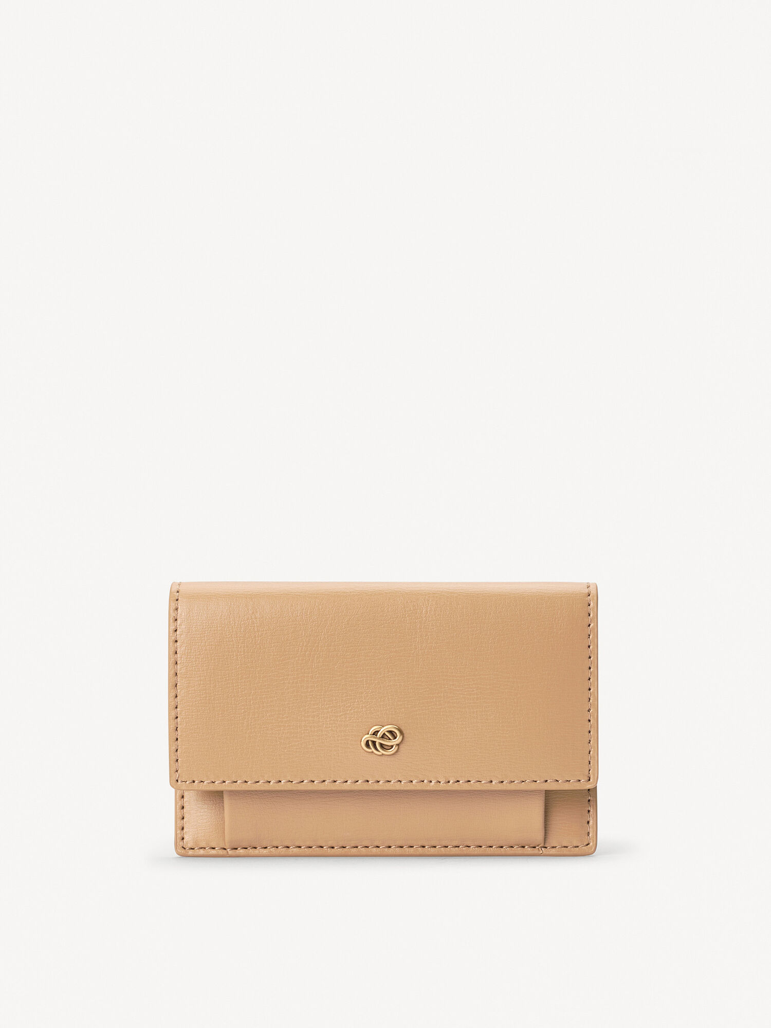 By Malene Birger Aya Leather Wallet Geldbörsen und Kartenhalter Sand | AT_BB96072