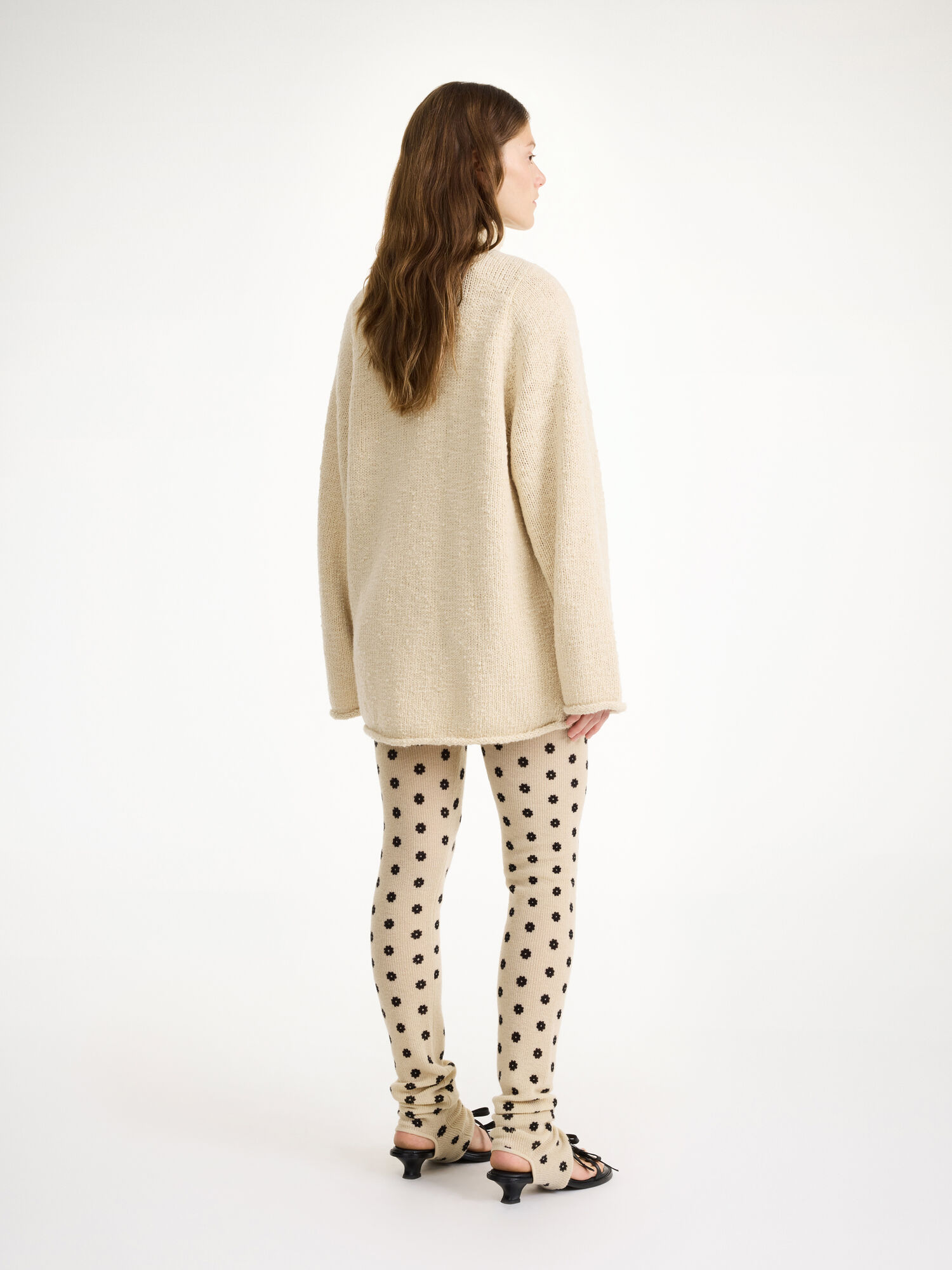 By Malene Birger Breele Wool Leggings Hosen Blumen | AT_BB21872