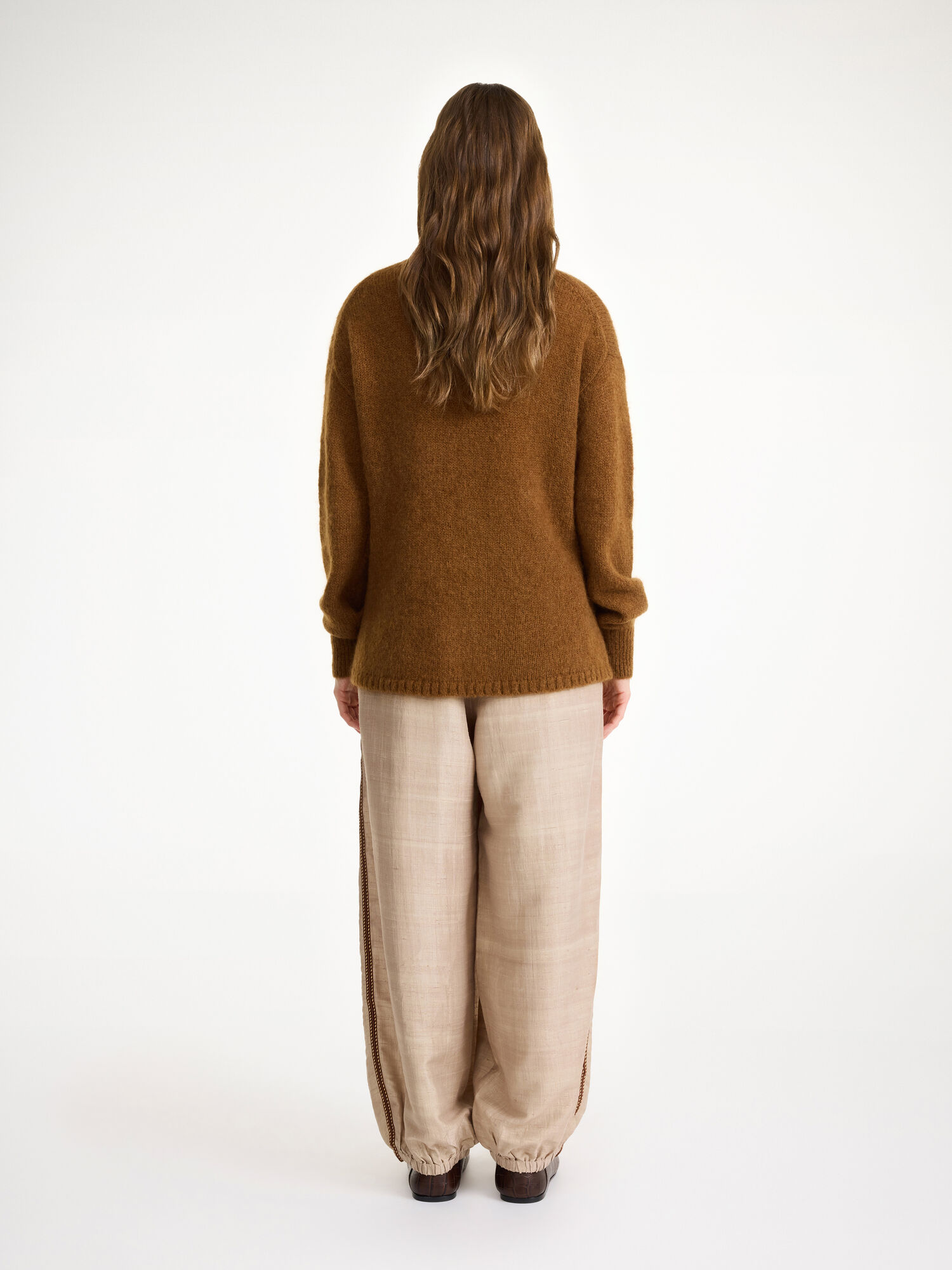 By Malene Birger Briella Mohair-blend Sweater Strickwaren Bison | AT_BB85154