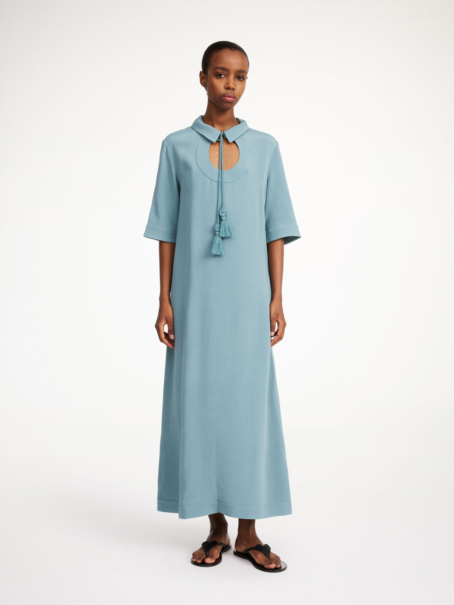 By Malene Birger Brinney Maxi Kleid Cool Water | AT_BB42426