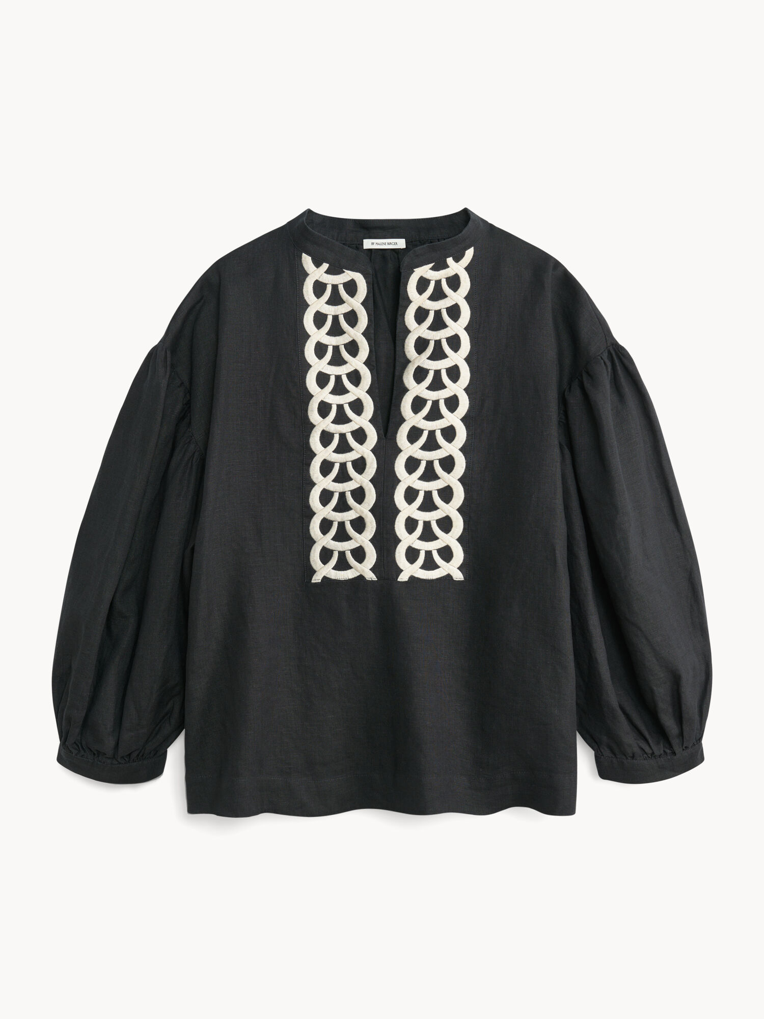 By Malene Birger Cadmus Linen Blouse Hemd Schwarz | AT_BB15021