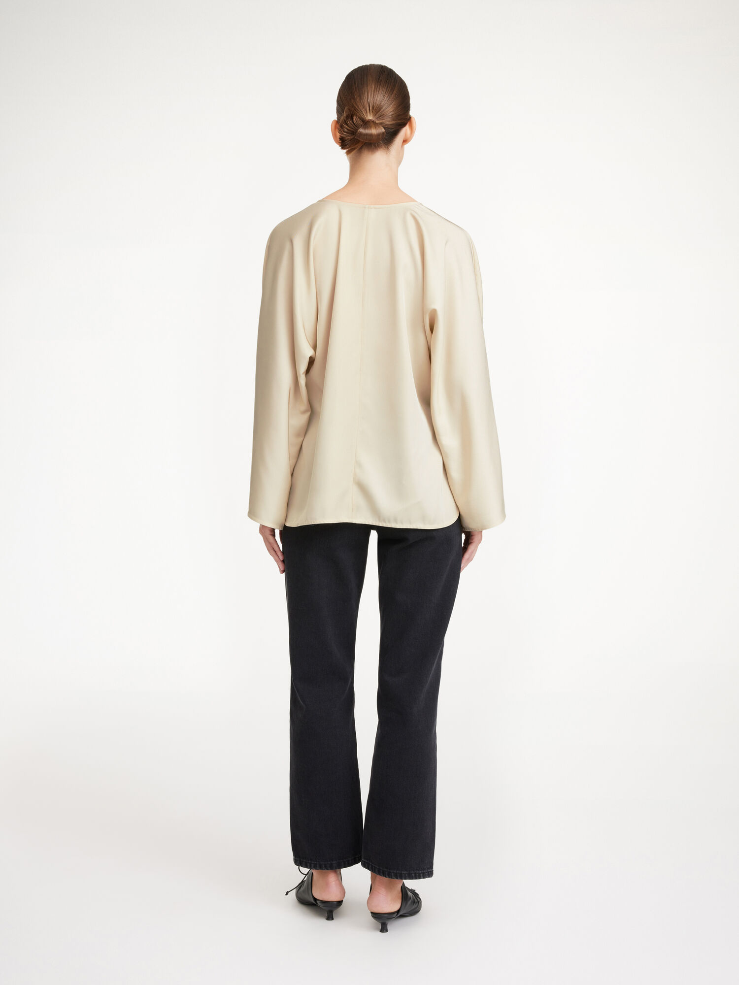 By Malene Birger Calias Tunic-style Blouse Hemd Weiß | AT_BB30641