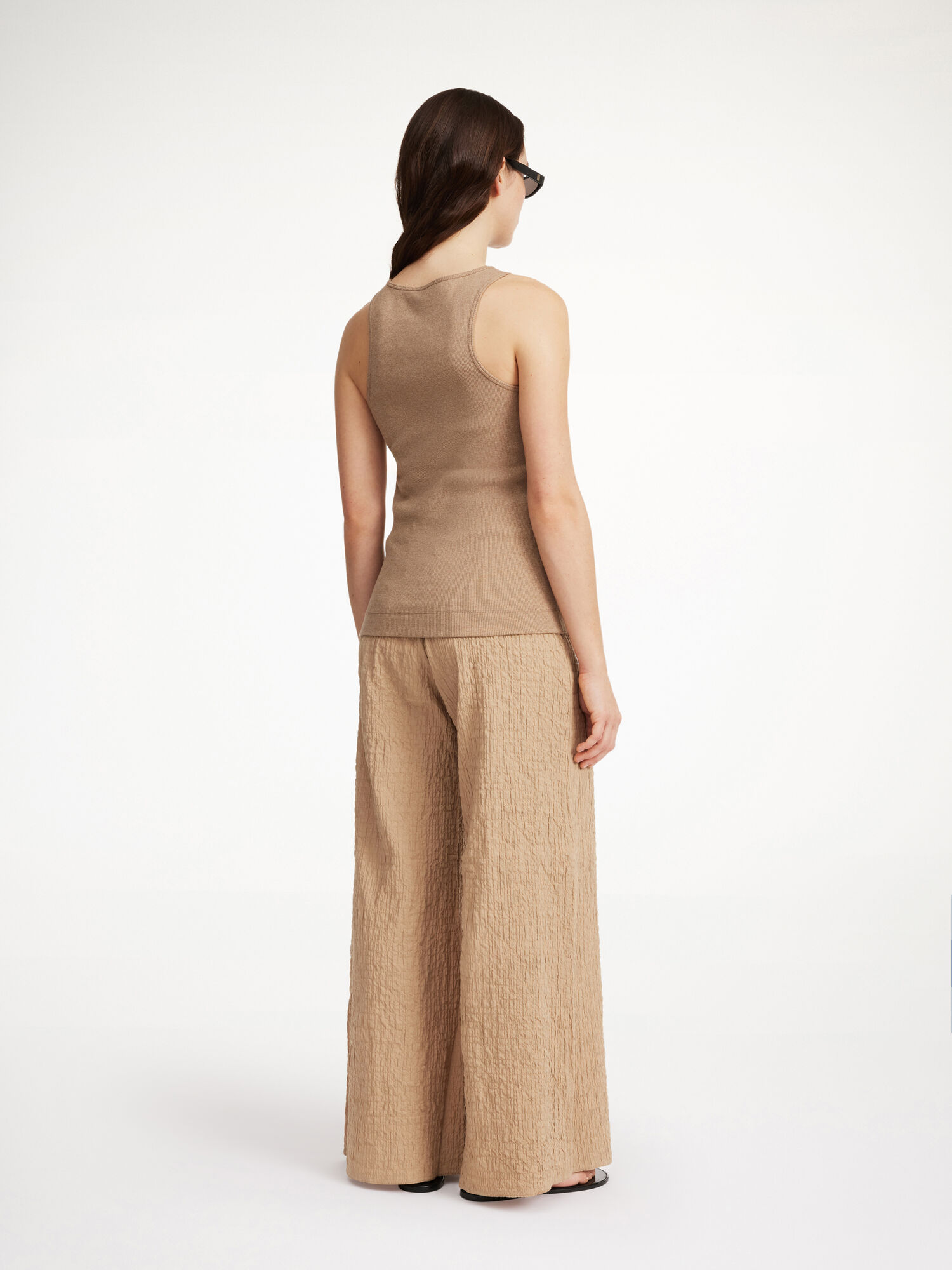 By Malene Birger Campine Wide-leg Hosen Tannin | AT_BB17819