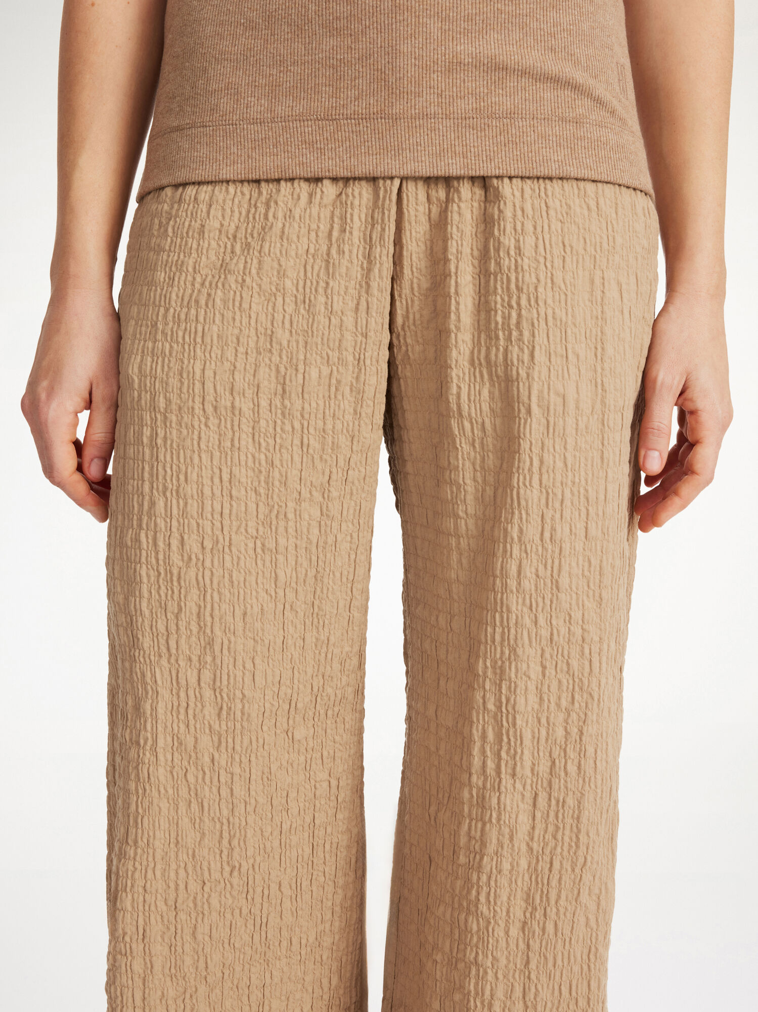 By Malene Birger Campine Wide-leg Hosen Tannin | AT_BB17819