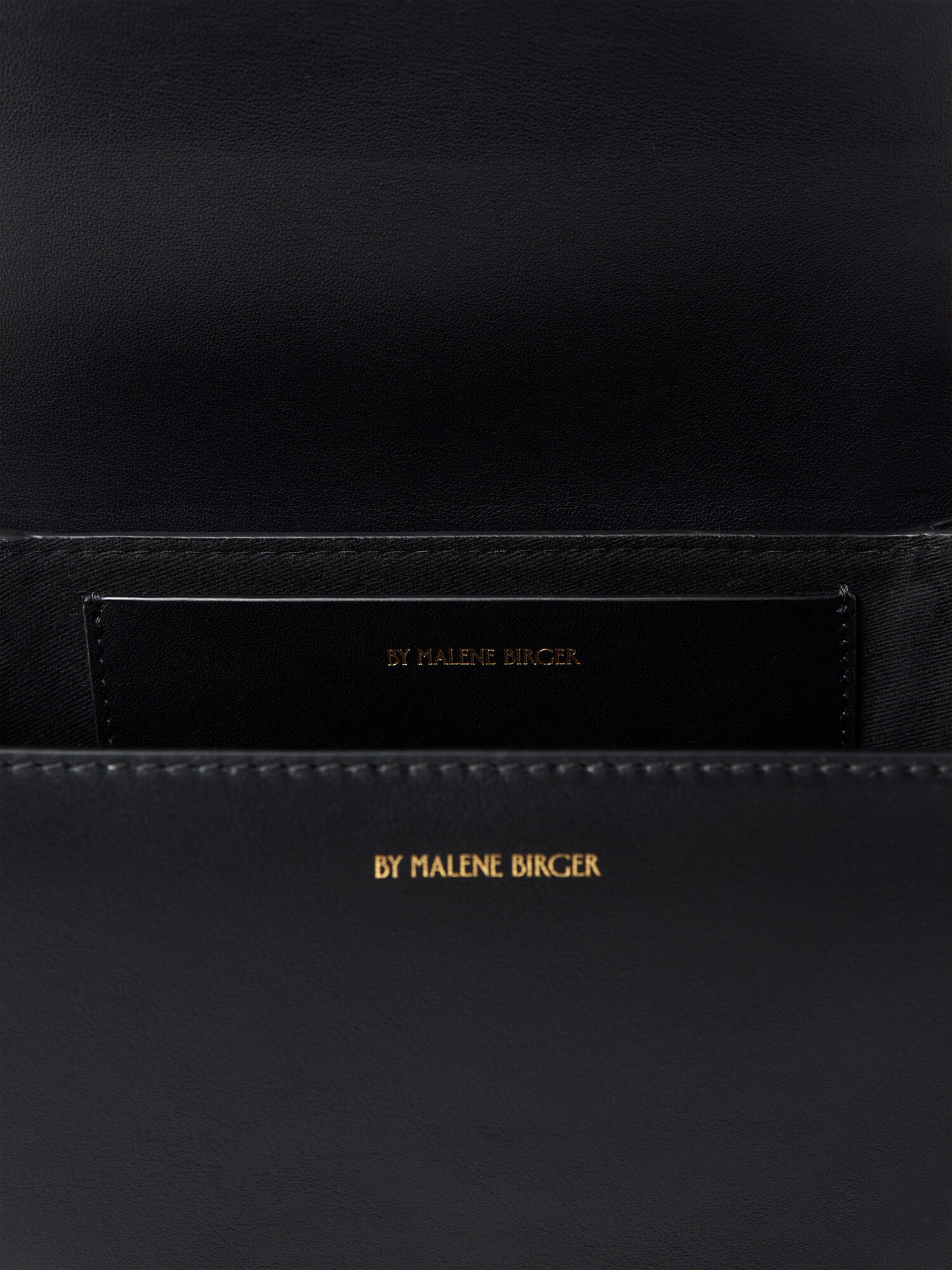 By Malene Birger Cebelle Leather Shoulder Taschen Schwarz | AT_BB16489