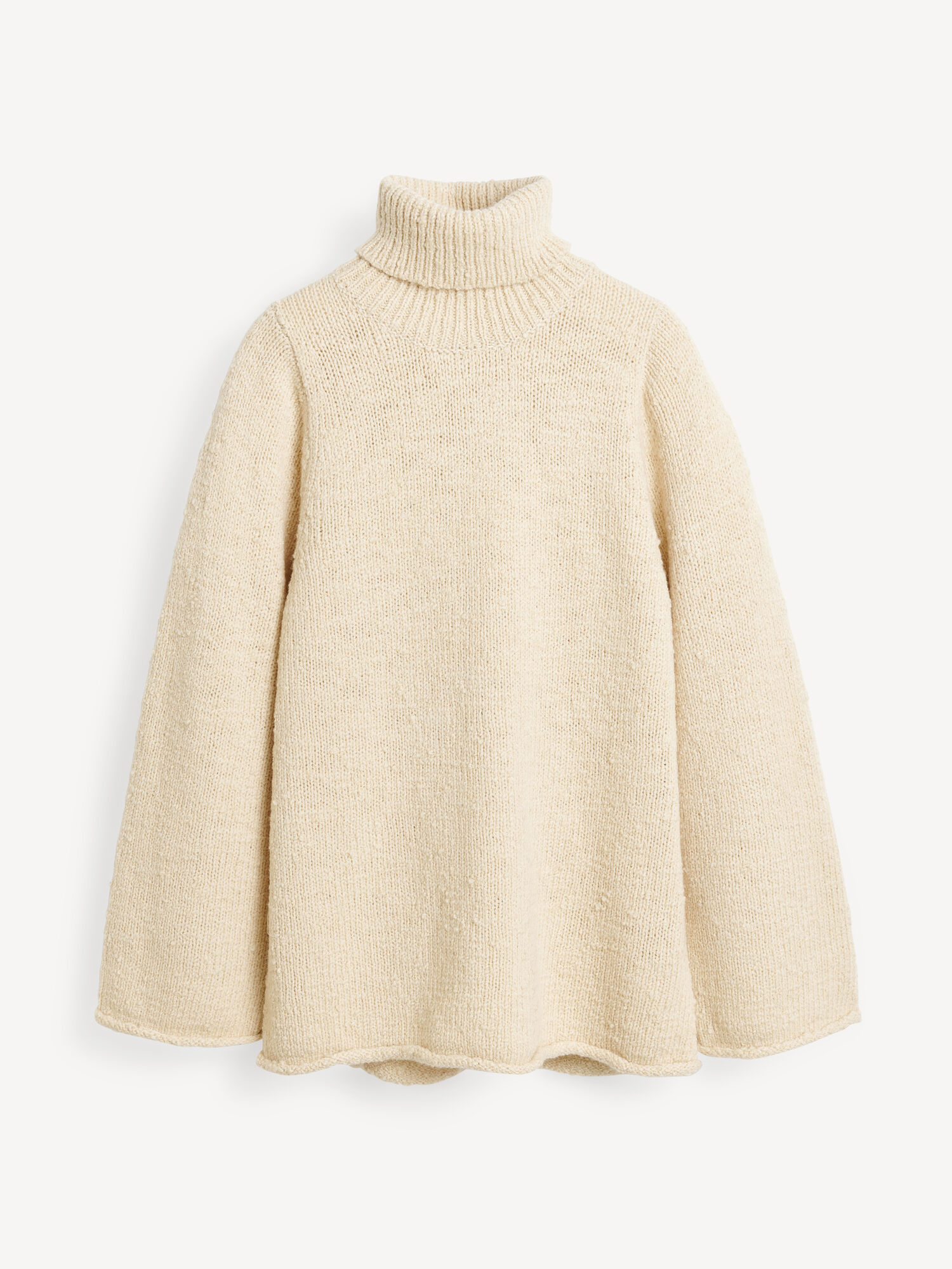 By Malene Birger Charice Wool Sweater Strickwaren Oyster Gray | AT_BB10596